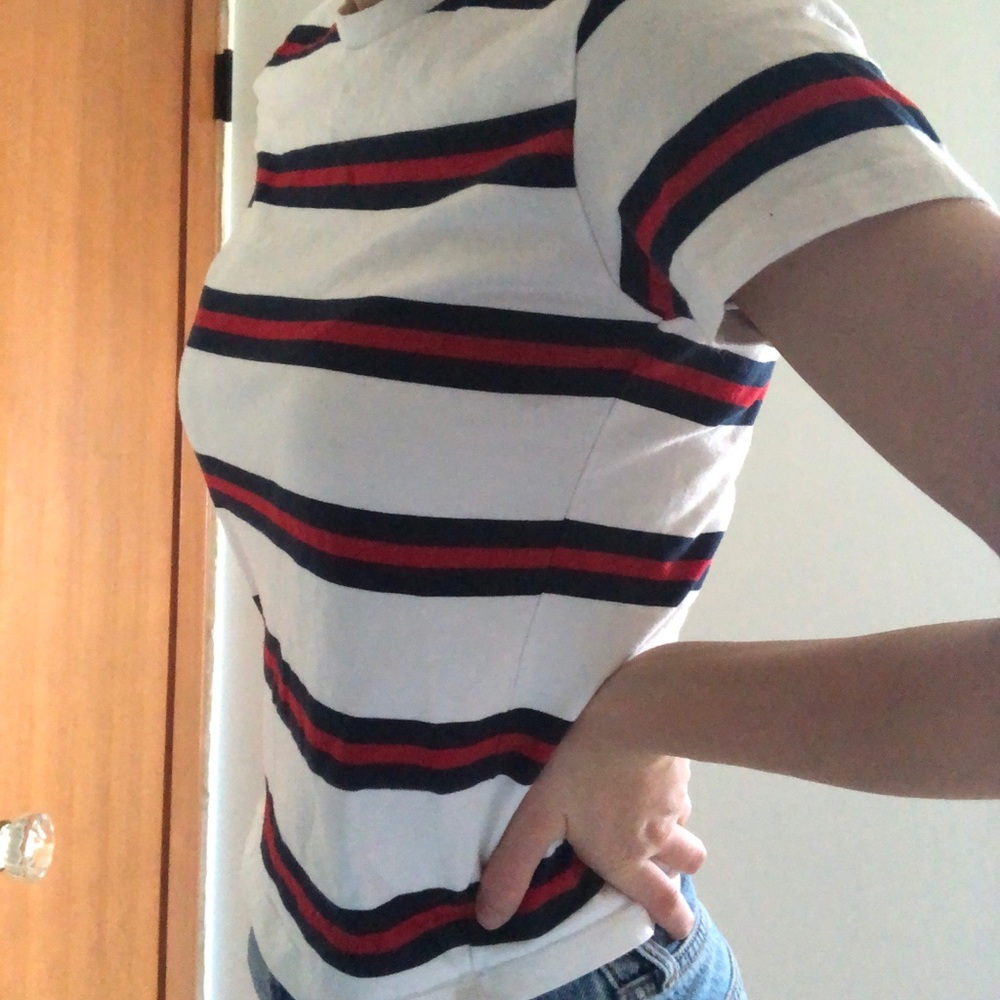 brandy melville striped t shirt